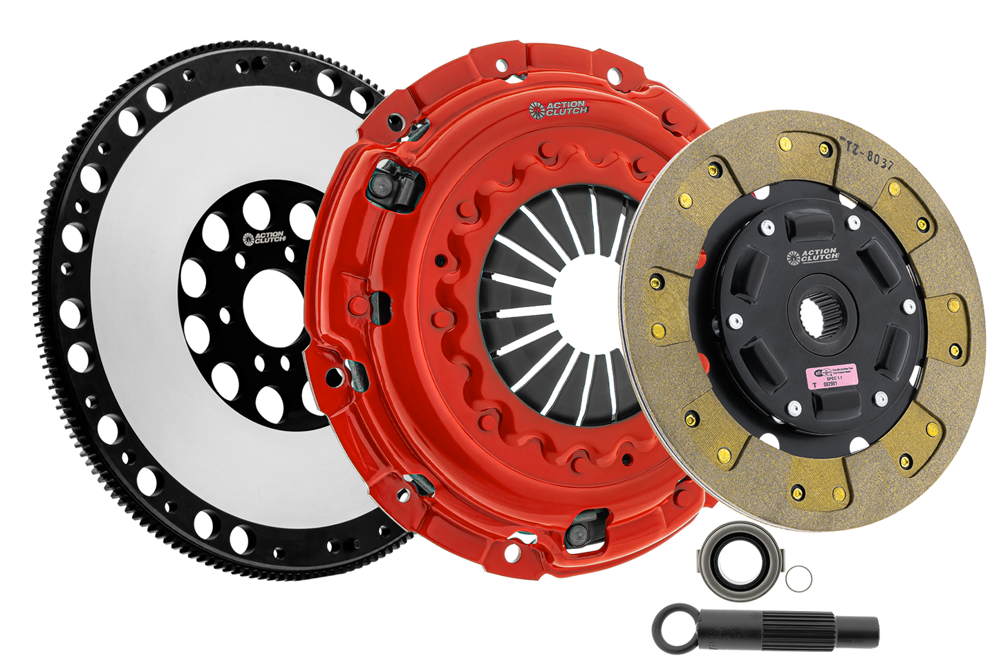 Action Clutch Stage 2 Clutch Kit (1SC) for Subaru Outback XT 2005-2009 2.5L DOHC (EJ255) Turbo AWD Includes Lightened Flywheel (ACR-1866)