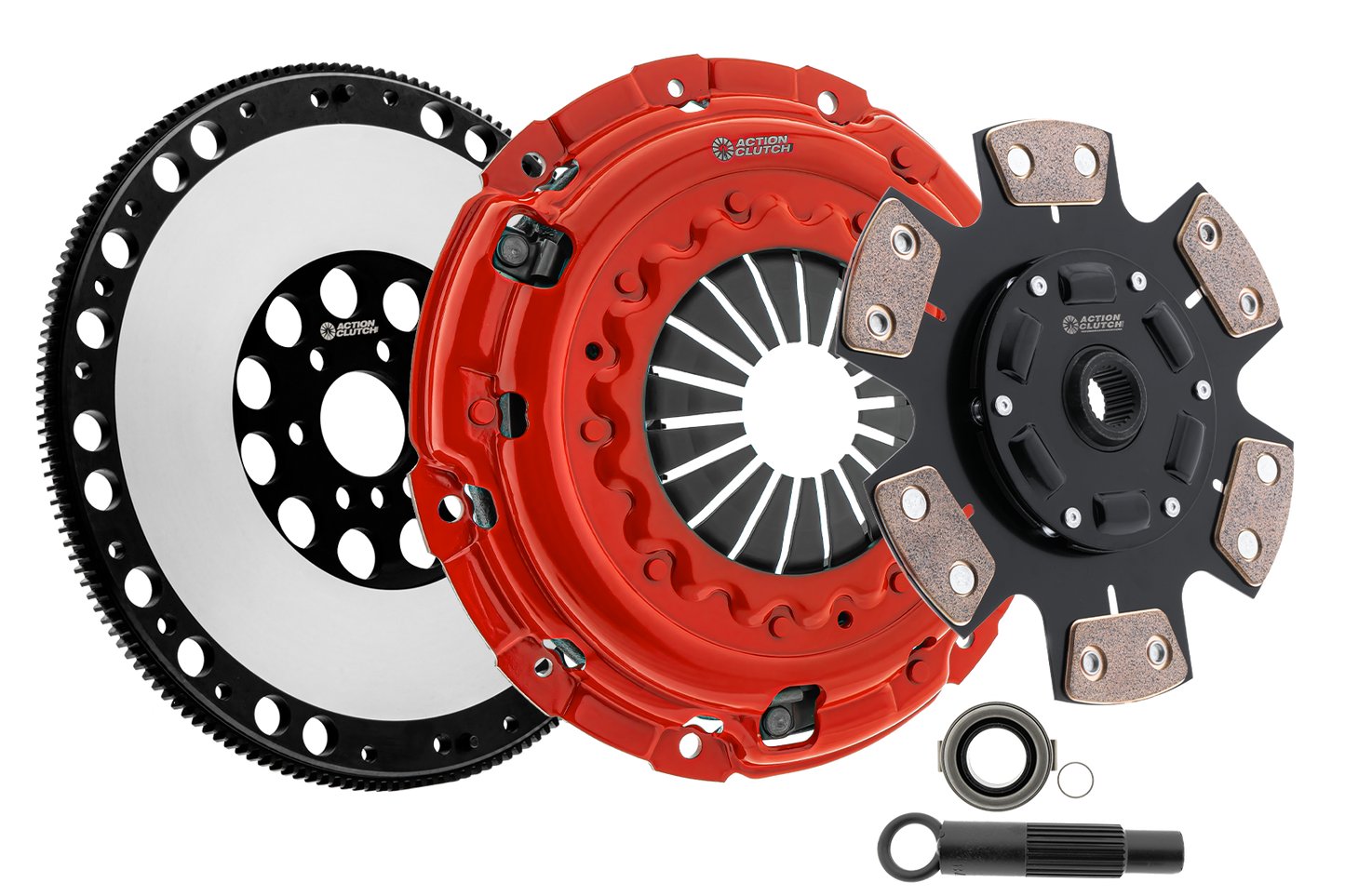 Action Clutch Stage 3 Clutch Kit (1MS) for Subaru Outback XT 2005-2009 2.5L DOHC (EJ255) Turbo AWD Includes Lightened Flywheel (ACR-1867)