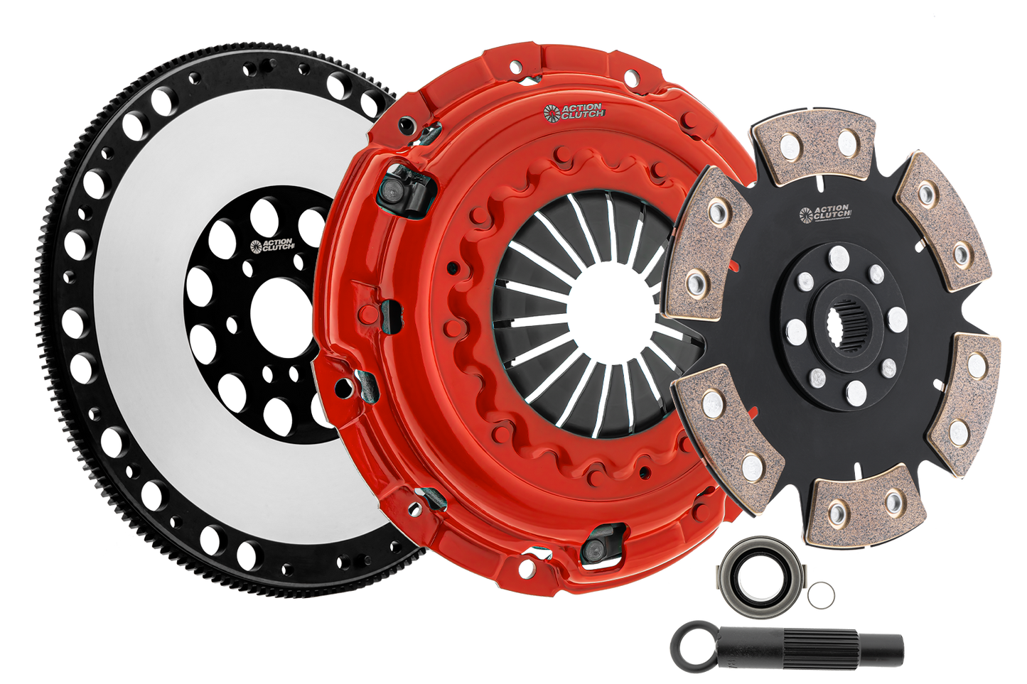Action Clutch Stage 4 Clutch Kit (1MD) for Subaru Outback XT 2005-2009 2.5L DOHC (EJ255) Turbo AWD Includes Lightened Flywheel (ACR-1868)