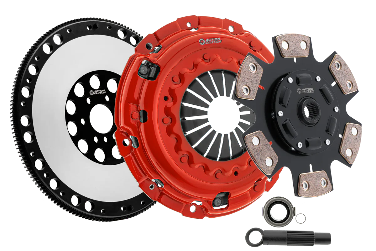 Action Clutch Stage 3 Clutch Kit (1MS) for Subaru Legacy GT Spec B 2005-2006 2.5L DOHC (EJ255) Turbo AWD Includes Lightened Flywheel (ACR-1846-B)