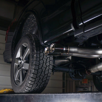 Stainless Works X-Pipe Resonator Muffler | Ford F-150 (15-18) 5.0L w/ Front Passenger Exit (FT15CBFT)