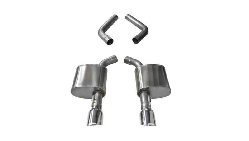 CORSA Sport / 2.75 in Axle-Back Single 4.5 in Tips | 2015-23 Charger, 300 5.7L 6.4L 6.2L (21019)