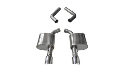 CORSA Sport / 2.75 in Axle-Back Single 4.5 in Tips | 2015-23 Charger, 300 5.7L 6.4L 6.2L (21019)