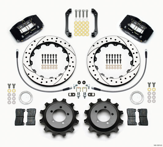Wilwood Dynapro Radial Rear Brake Kit | Subaru Impreza/Legacy (92-07) w/ Lines
