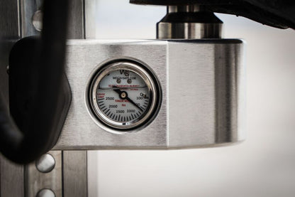 Weigh Safe 8in Drop Hitch w/Built-in Scale & 2in Shank (10K/12.5K GTWR) - Aluminum