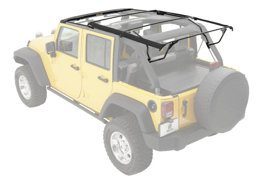 Bestop 55001-01 Factory Style Soft Top Hardware Kit for 10-18 Jeep Wrangler JK