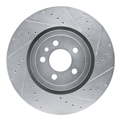 DFC D&S Silver Brake Rotor (FRONT RIGHT): Dodge Charger 2014-23