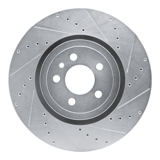 DFC D&S Silver Brake Rotor (FRONT RIGHT): Dodge Charger 2014-23