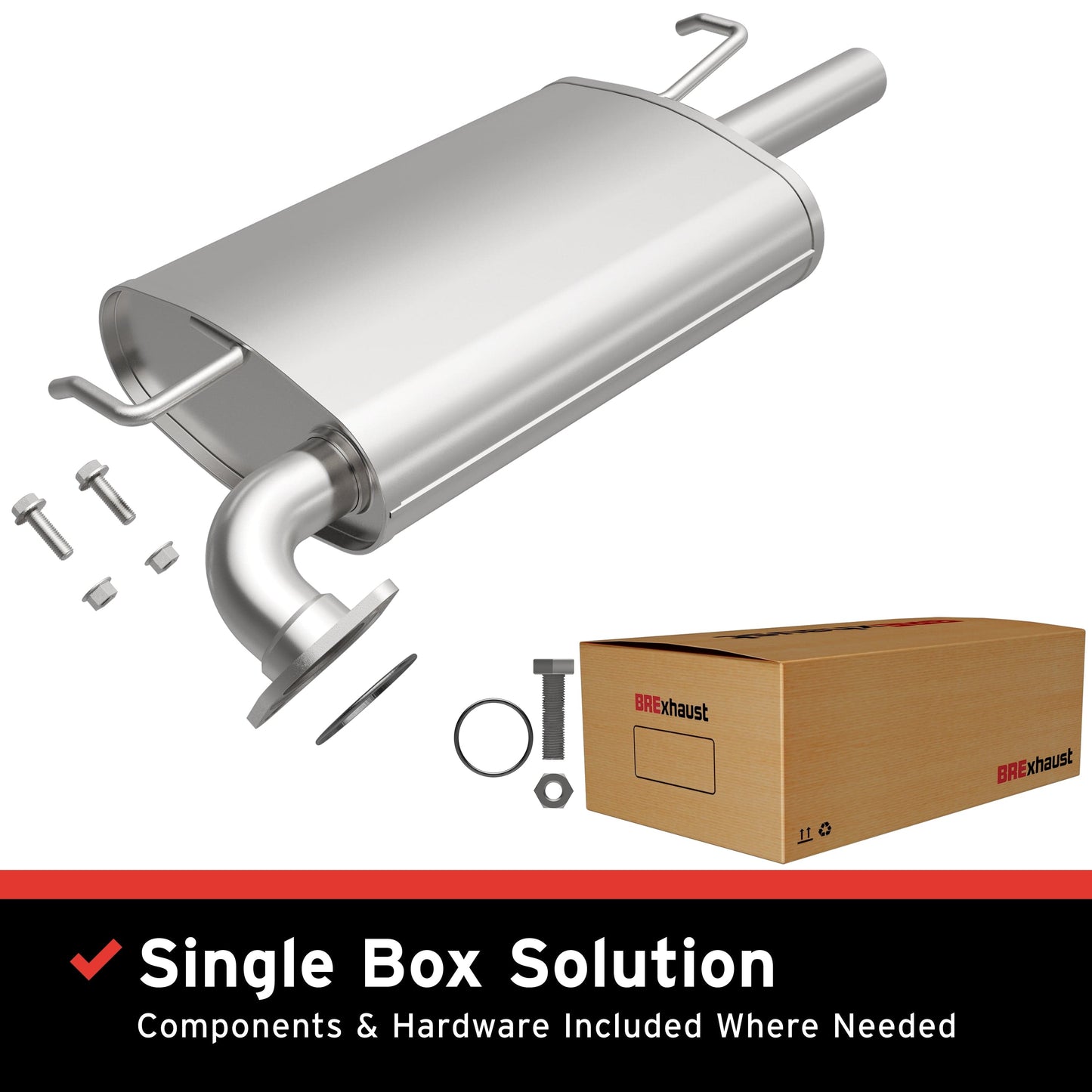 BRExhaust 1997-2001 Toyota Camry 3.0L Direct-Fit Muffler Kit