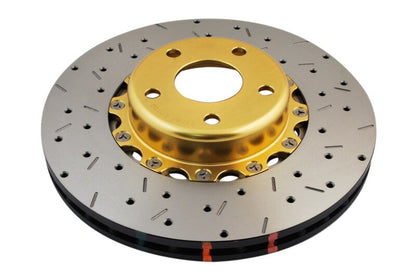 DBA D&S 5000 Series Rotor w/ Gold Hat | Subaru WRX (02-10) / FR-S / BRZ (13+) (DBA5010GLDXS)
