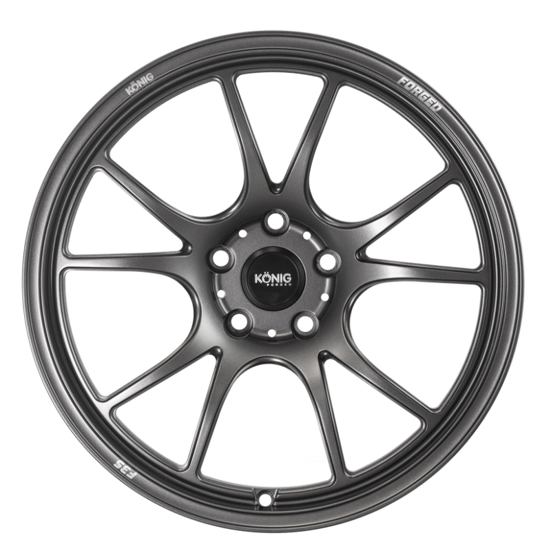 Konig F3S Satin Charcoal | 17x8" +35mm | 5x114.3mm Wheel