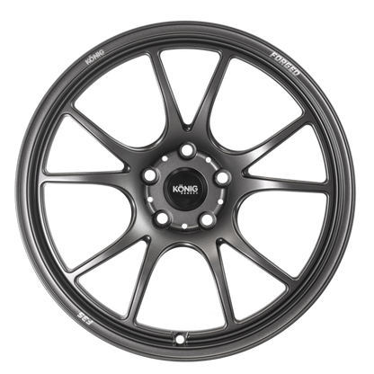Konig F3S Satin Charcoal | 17x8" +35mm | 5x114.3mm Wheel