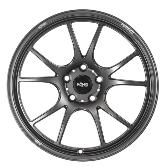 Konig F3S Satin Charcoal | 17x8" +35mm | 5x114.3mm Wheel