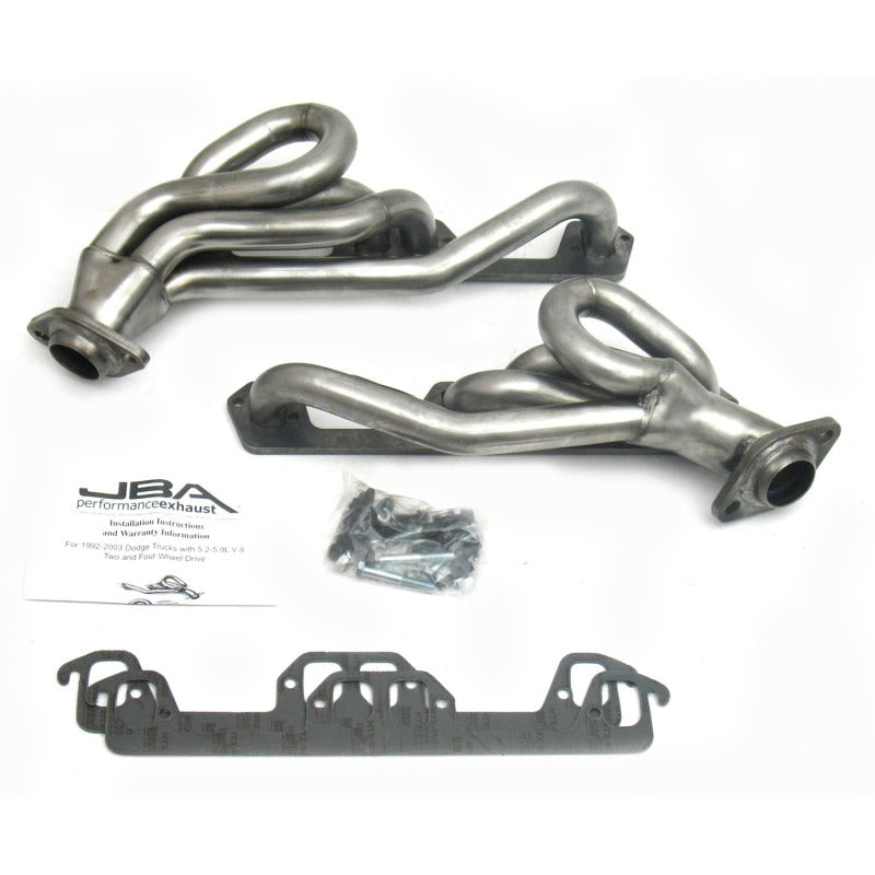 JBA 1-1/2in Primary Raw SS Headers | Dodge Dakota/Durango/Ram Van (1945S-1)