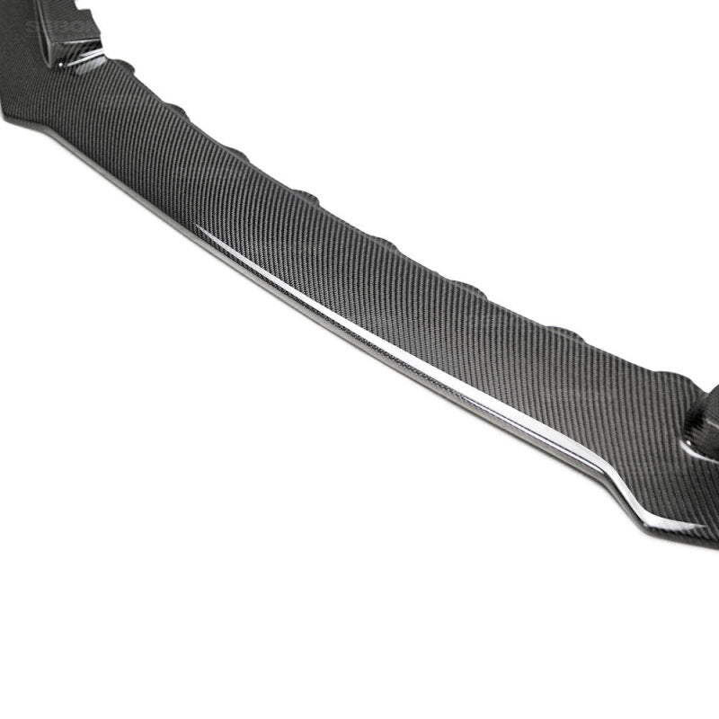 Seibon TA-Style Gloss Carbon Fiber Front Bumper Lip | Honda Civic Type-R (17) (FL17HDCVR-TA)