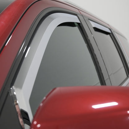 Putco Chrome Window Visors | Chevy Silverado LD 14-18 4D Double Cab (480442)