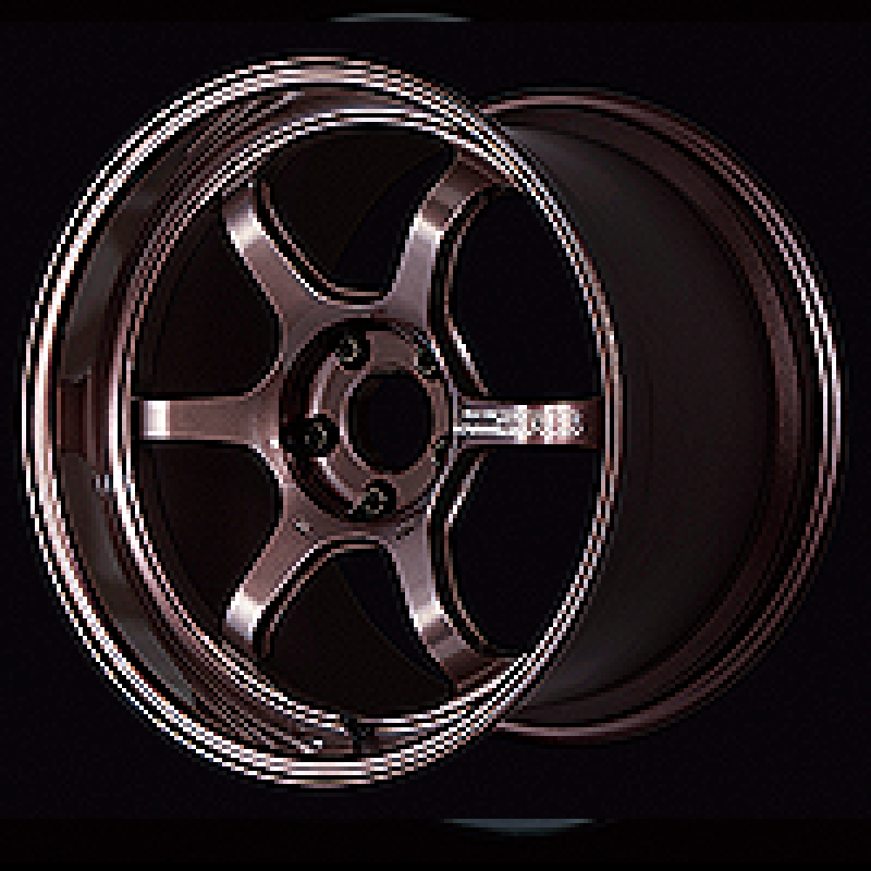 (set of 4) Advan R6 Racing Copper Bronze | 18x10" +35mm | 5x114.3mm Wheels