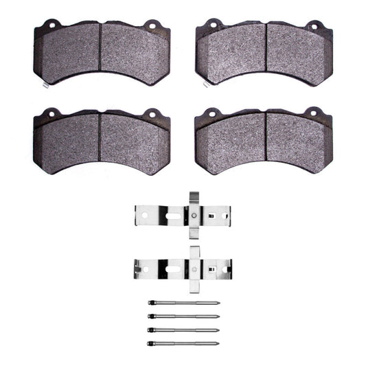 DFC Euro 5000 Ceramic Brake Pads & Hardware Kit (FRONT): Dodge Challenger (12-25)