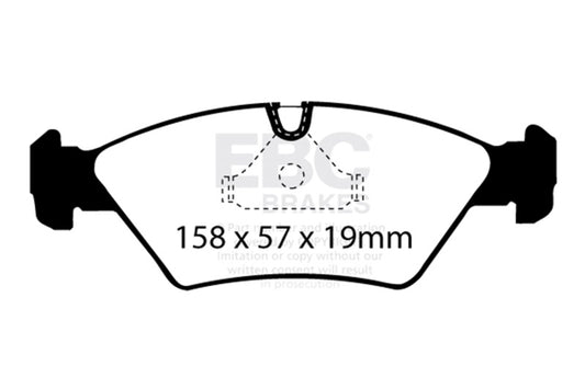 EBC Bluestuff Front Brake Pads | BMW M3 E30 (87-91) (DP5414NDX)