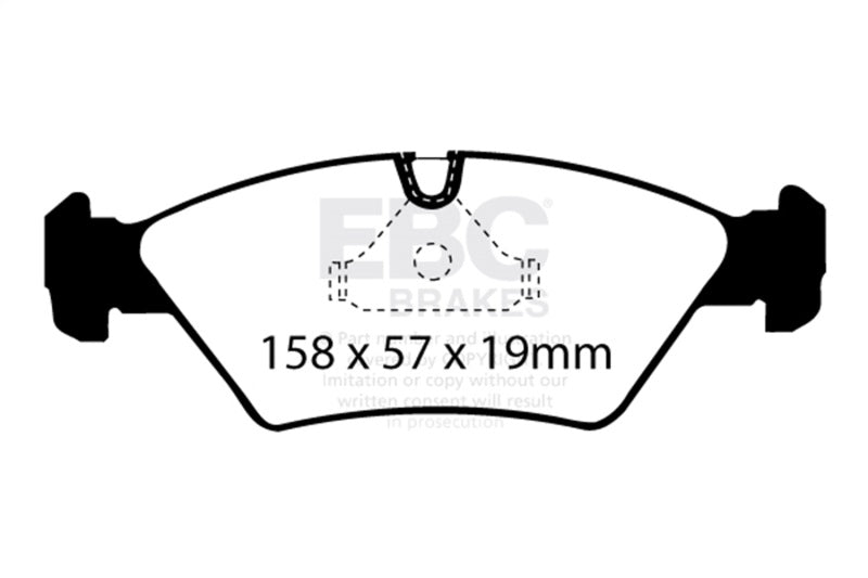 EBC Front | YellowStuff Pads Set Front