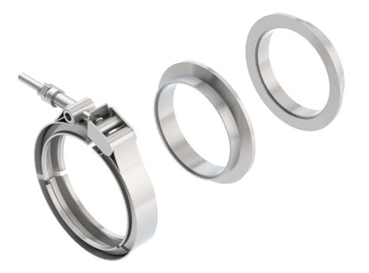 Borla SS 3in V-Band Clamp w/ Flanges | Universal (18009)