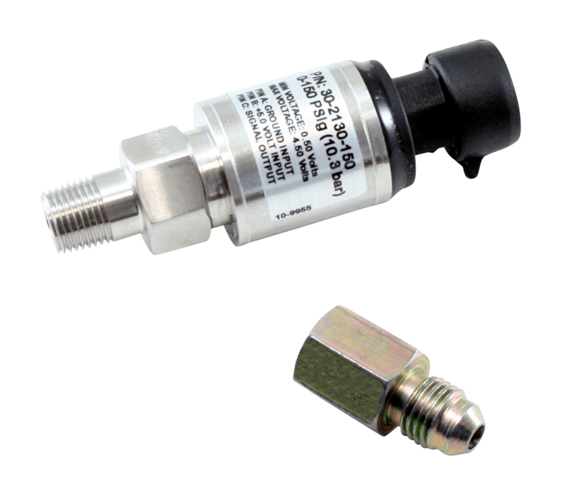 AEM Electronics Stainless Steel MAP Sensor Kit 10.34 BAR 150 PSI 1/8 NPT Male (30-2130-150)