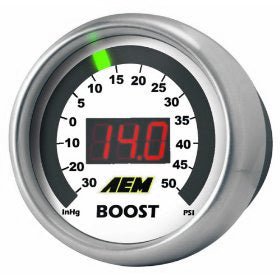 AEM Digital Boost Gauges -30-50 PSI (30-4408)