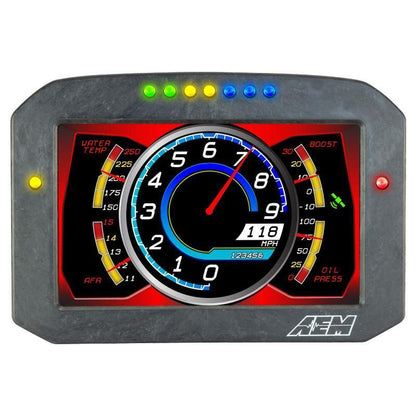 AEM CD-7 Carbon Flat Panel Digital Dash Display (30-570XF)