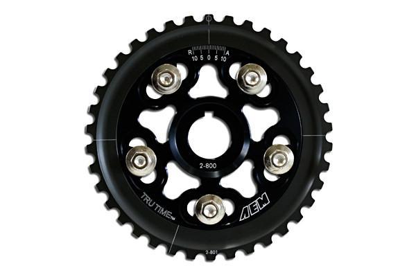AEM TRU-TIME Adjustable Cam Gear | Honda Civic/Del Sol/CRX (23-800BK)