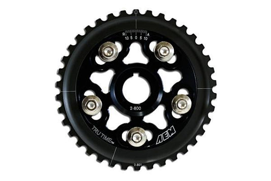 AEM TRU-TIME Adjustable Cam Gear | Honda Civic/Del Sol/CRX (23-800BK)