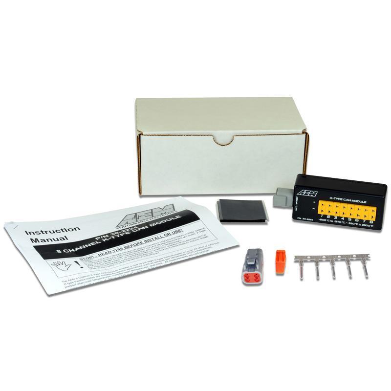 AEM 8 Channel K-Type EGT CAN Module (30-2224)