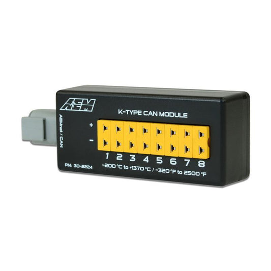 AEM 8 Channel K-Type EGT CAN Module (30-2224)