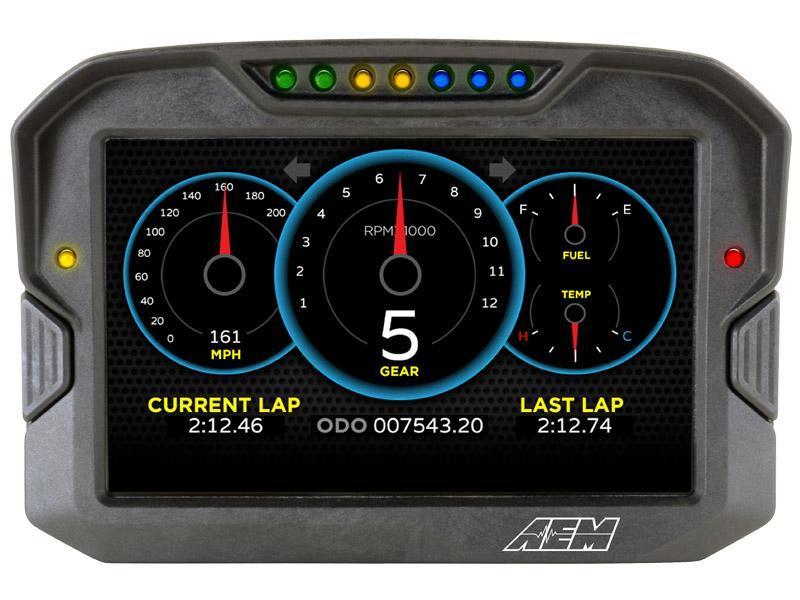 AEM CD-7G Carbon Non-Logging Display w/ GPS (30-5702)