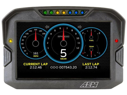 AEM CD-7G Carbon Non-Logging Display w/ GPS (30-5702)