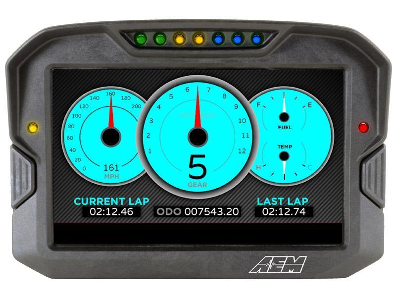 AEM CD-7G Carbon Non-Logging Display w/ GPS (30-5702)