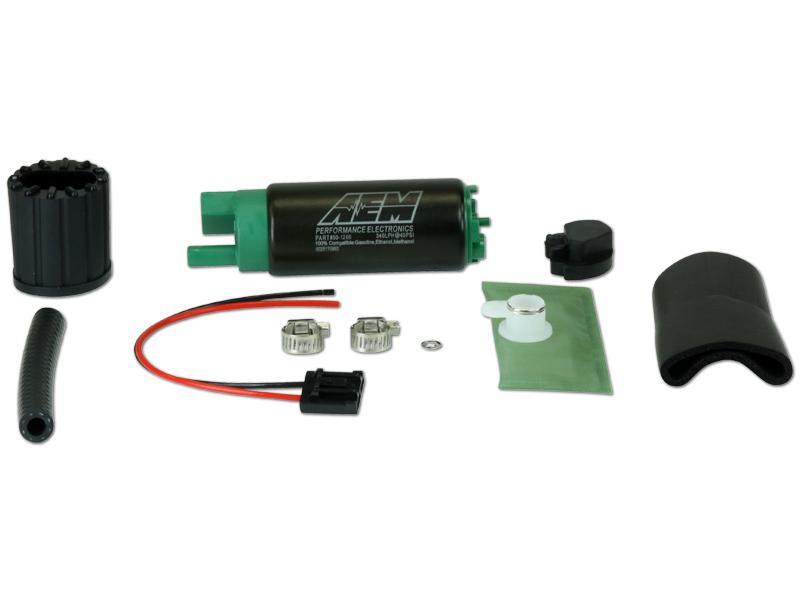 AEM E85-Compatible Offset Inlet High Flow In-Tank Fuel Pump - 340LPH (50-1200)