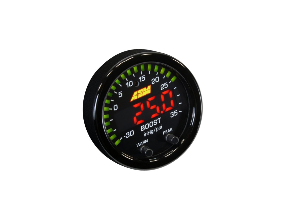 AEM Gauges X-Series 35PSI/2.5BAR Boost Pressure Display Gauge (30-0306)