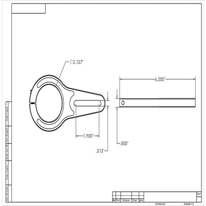 Aeromotive Billet Straight Bracket for Belt Drive Pumps (11704)