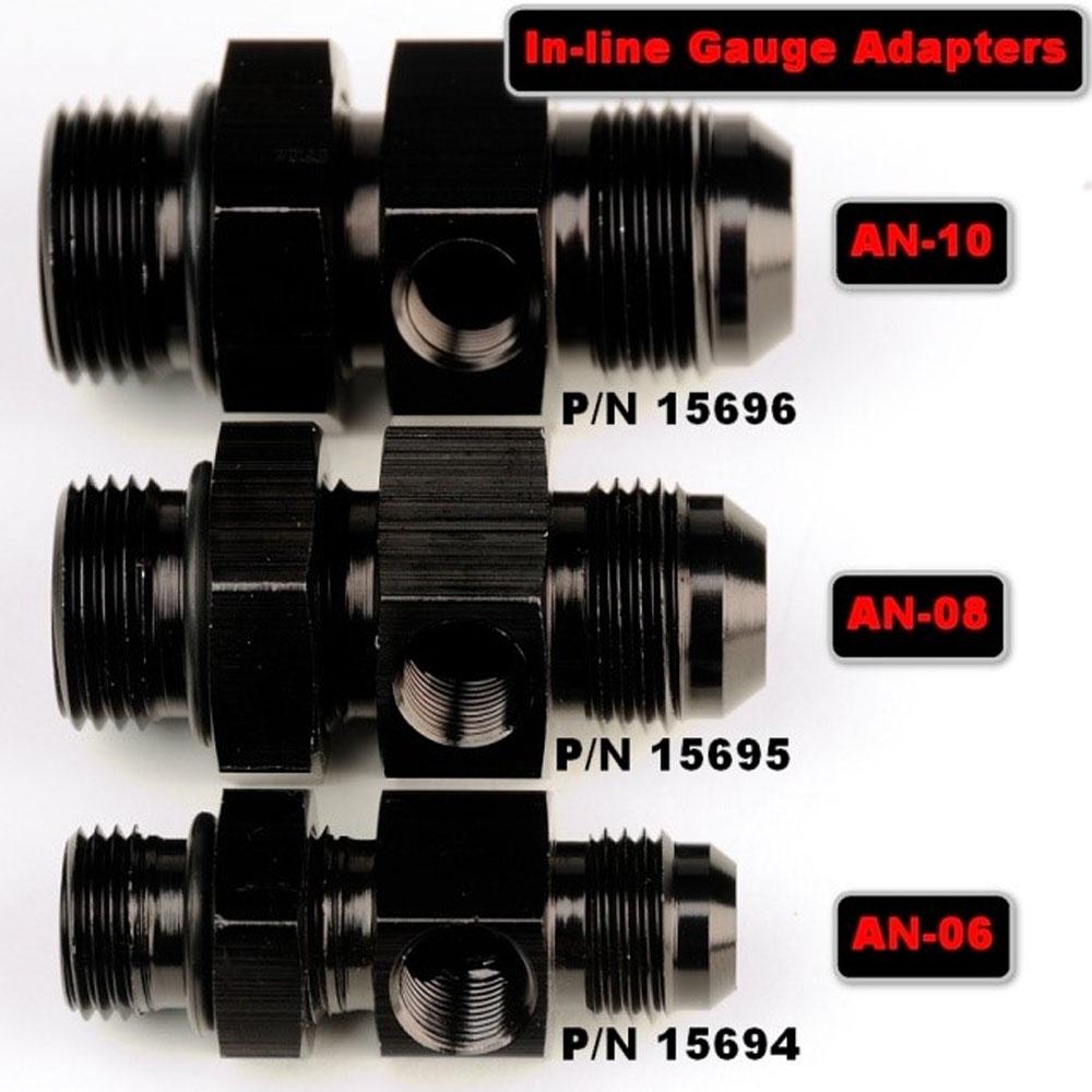Aeromotive Fitting - Union - AN-06/08/10- 1/8-NPT Port (15694/95/96)