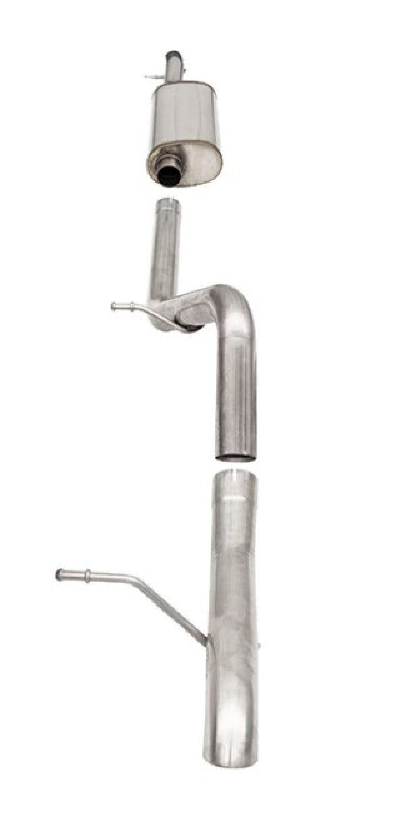 Corsa 2.75in Cat-Back Exhaust w/ Turn Down Tip | Jeep Wrangler JKU (07-18) (21121)