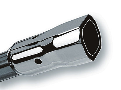 Borla 2.25in Inlet 3.38in x 3in Square Angle-Cut Phantom Tip | Universal (20252)