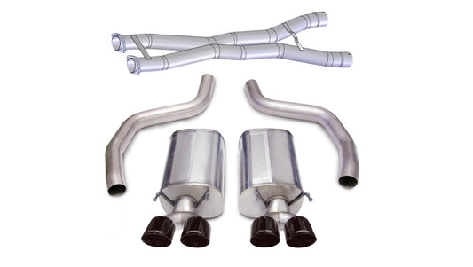 CORSA Sport / 3.0 in Cat-Back 4.0 in Twin Tips | 2012-2013 Corvette C6 Z06 ZR1 (14164CB3)