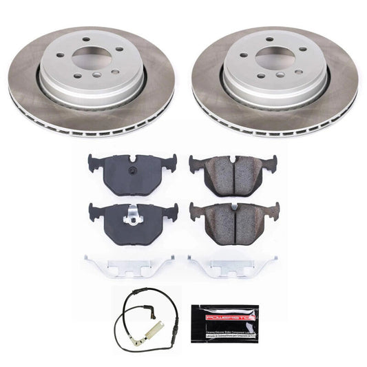 PowerStop 04-07 BMW 530i Rear Semi-Coated Rotor Kit (SC5361)