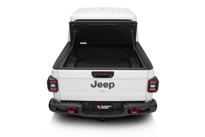 Rugged Ridge 13550.24 Armis Hard Folding Bed Cover for 2020-2024 Jeep Gladiator