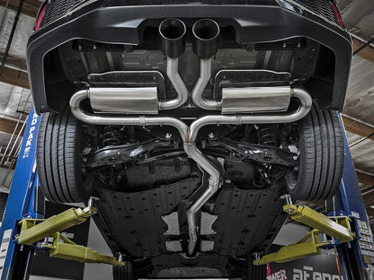 aFe Takeda 3" to 2-1/2" 304SS Cat-Back Exhaust | 2017-2021 Honda Civic Si Sedan (49-36621)