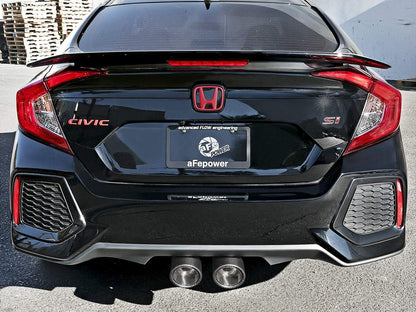aFe Takeda 3" to 2-1/2" 304SS Cat-Back Exhaust | 2017-2021 Honda Civic Si Sedan (49-36621)