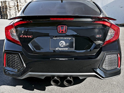 aFe Takeda 3" to 2-1/2" 304SS Cat-Back Exhaust | 2017-2021 Honda Civic Si Coupe (49-36618)