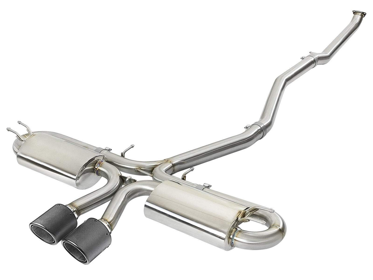 aFe Takeda 3" to 2-1/2" 304SS Cat-Back Exhaust | 2017-2021 Honda Civic Si Coupe (49-36618)