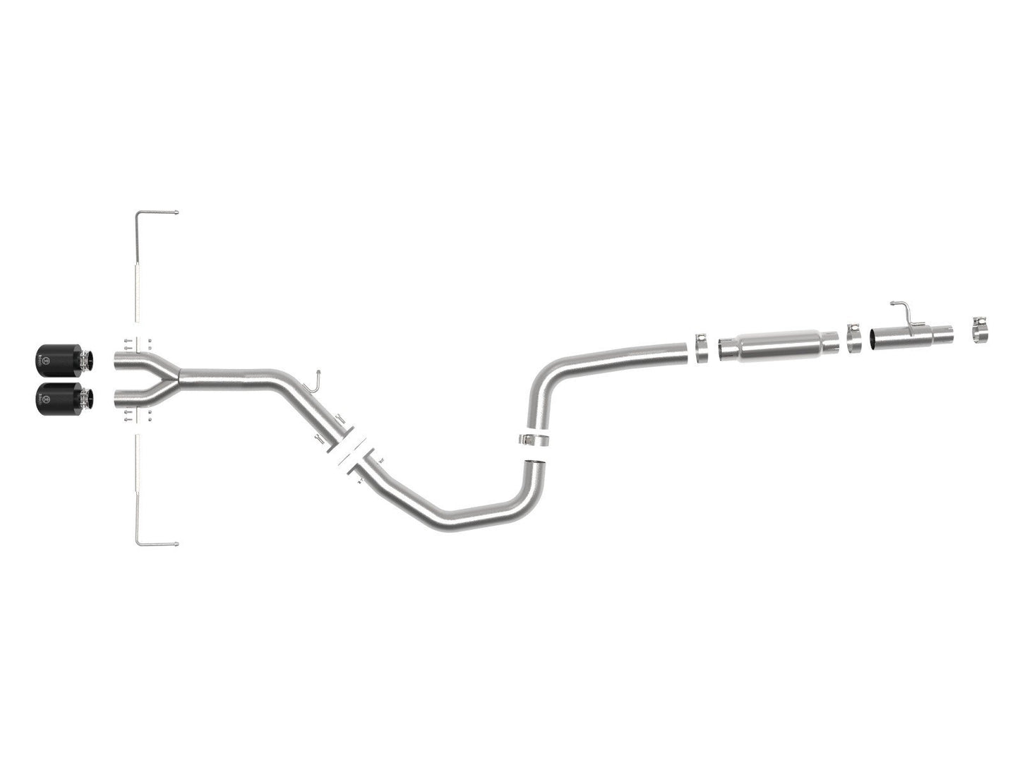 aFe Power Takeda 3" to 2-1/2" 304 Stainless Steel Cat-Back Exhaust System | 2019 - 2021 Hyundai Veloster 1.6 (49-37011)