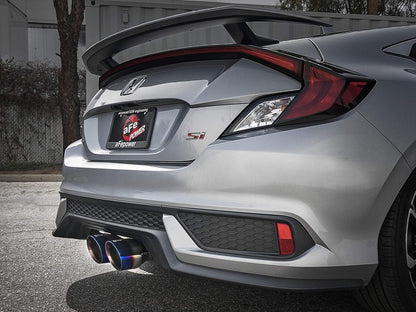 aFe Takeda 3" to 2-1/2" 304SS Cat-Back Exhaust | 2017-2021 Honda Civic Si Coupe (49-36618)
